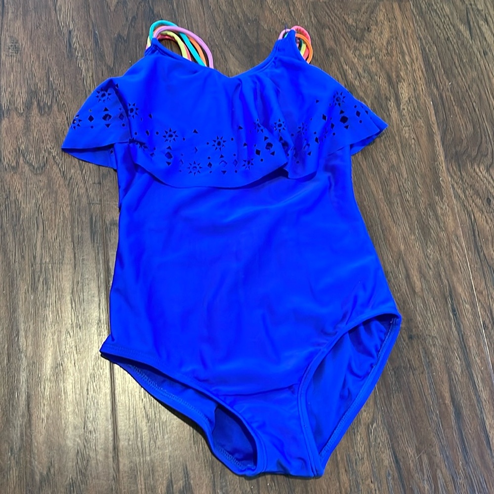 royal blue bathing suit - size M (7/8)